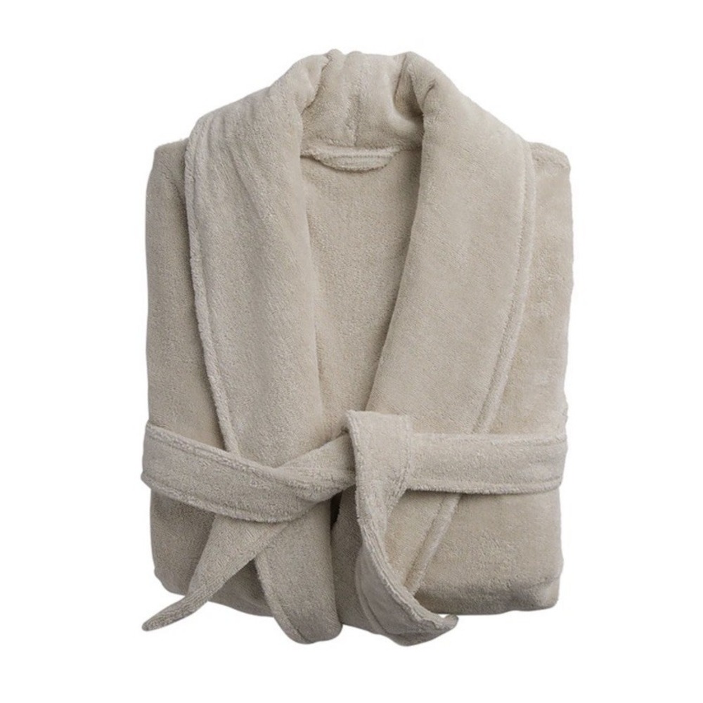 $149 NWT Parachute Sz XS Classic 100% Turkish Cotton Robe In Bone Plush Cozy New